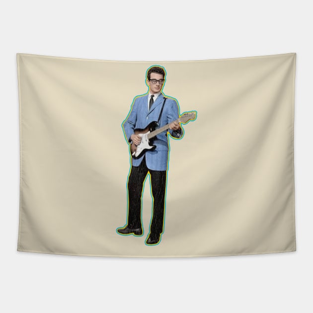 Buddy Holly Tapestry by MuraiKacerStore