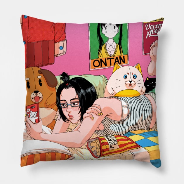 Laziness Pillow by Magtira_Paolo