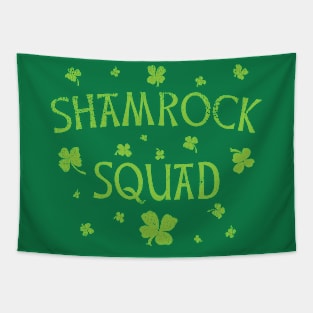 St Patricks Day Shamrock Squad Tapestry