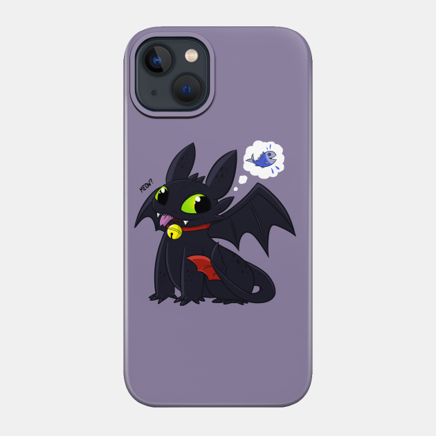 Kitty Dragon - Toothless - Phone Case