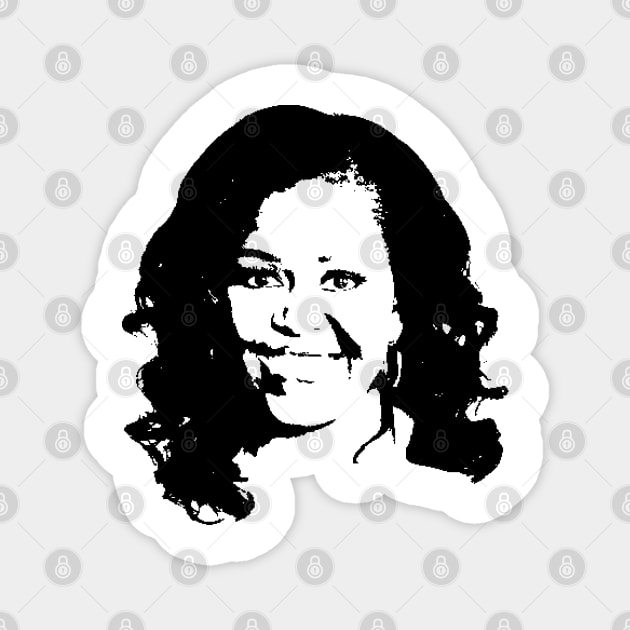 Michelle Obama Magnet by phatvo
