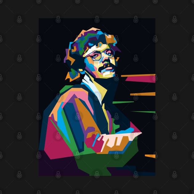 Abstract Chick Corea in WPAP by smd90