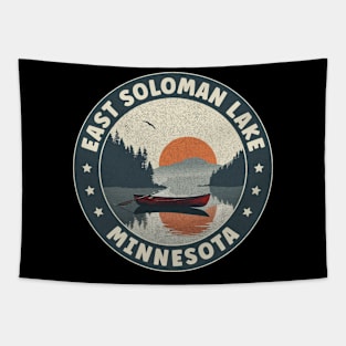 East Soloman Lake Minnesota Sunset Tapestry