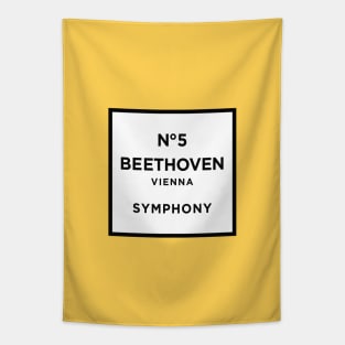 Funny Ludwig van Beethoven Parody 5th Symphony Funny Ludwig van Beethoven 5th Symphony Parody Tapestry