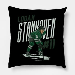 Logan Stankoven Dallas Player Name Pillow