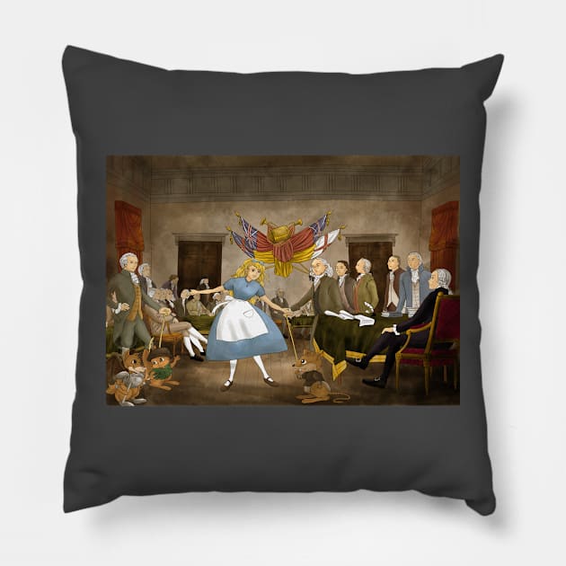 Tammy In Independence Hall Pillow by reynoldjay