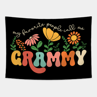 My Favorite People Call Me Grammy Mothers Day Tapestry