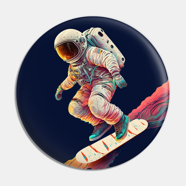 Surfing Nebula Pin by dmac