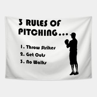 Rules of Pitching Tapestry