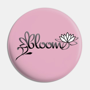 Bloom Logo Pin