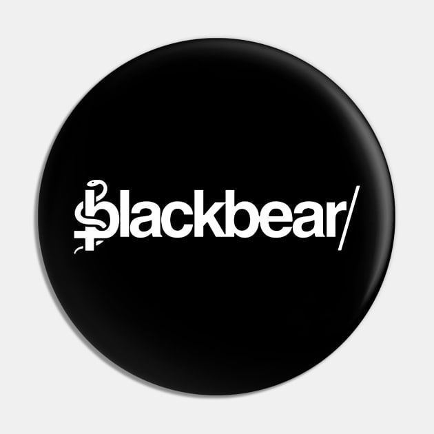 BlackBear Word Logo Pin by traffordpellsgraphics