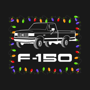 1987-1991 F150 Christmas, white print T-Shirt