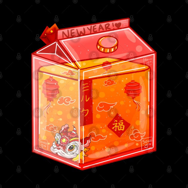 Lunar New year milkbox by Sonoyang