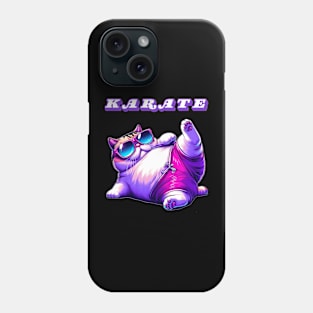 Karate cat Phone Case