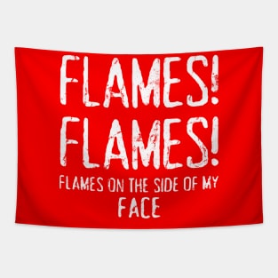 flames on the side of my face Tapestry