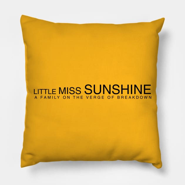 Little Miss Sunshine Pillow by Robescussein