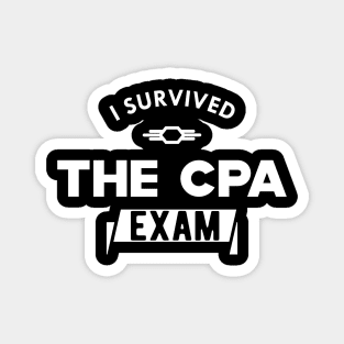 CPA Exam Survivor - I survived the cpa exam Magnet