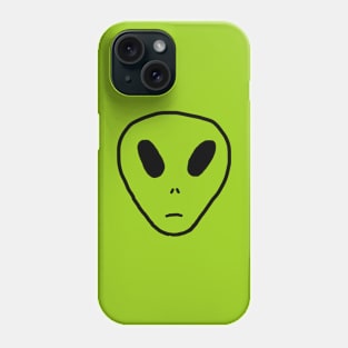 Alien Doodle Tie Dye - UFO Sci Fi Sketch Phone Case