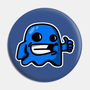 blue ghost like Pin