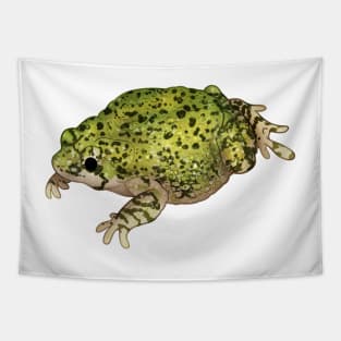 Cozy Western Green Toad Tapestry