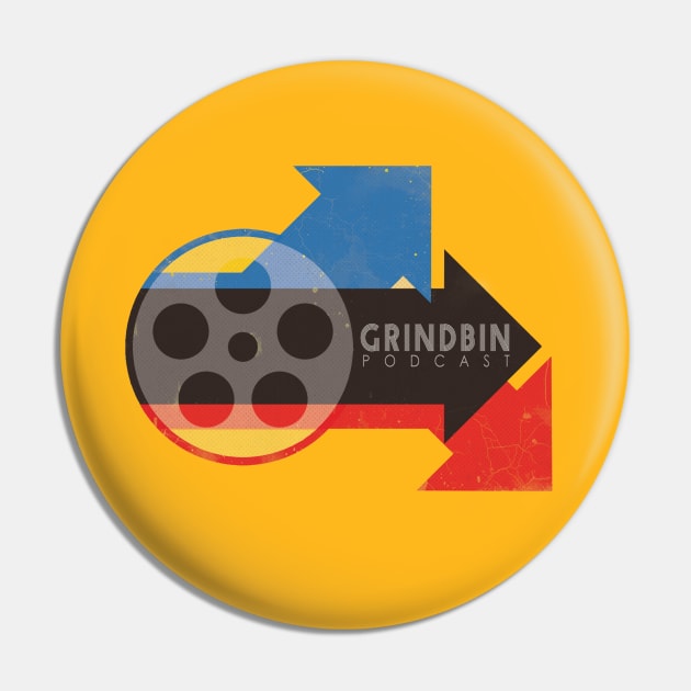 The Grindbin Logo - Classic Yellow Pin by grindbinpod