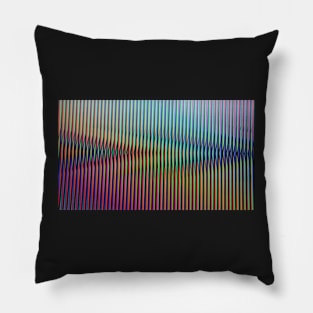 Rainbow wave Pillow