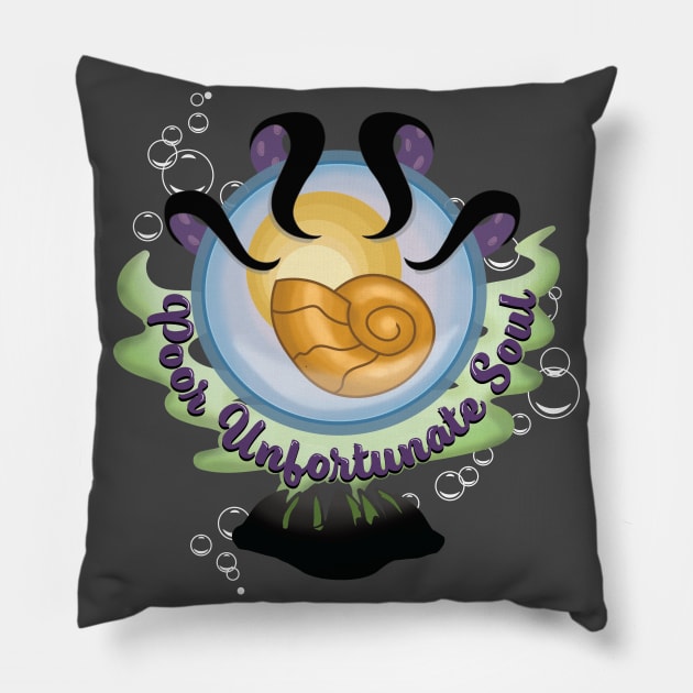 Poor Unfortunate Soul Pillow by EMthatwonders