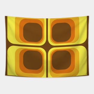 Back to the 70's Groovy Squares Tapestry