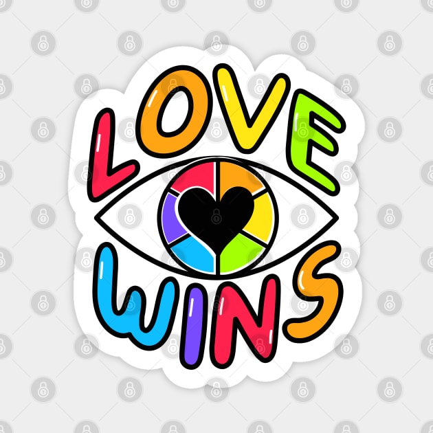 Love Wins Magnet by machmigo