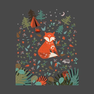 Camping Fox T-Shirt