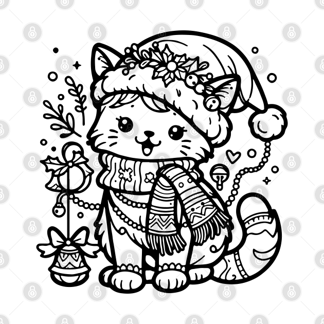 Christmas Cat by Tazlo