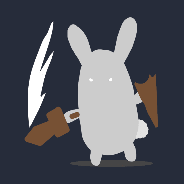 Bunny Rabbit Sword and Sheild by knoxusdesigns