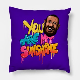 LeBron James Graffiti Art: You Are My Sunshine Pillow
