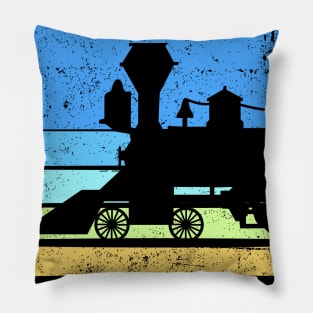 Train Driver Trains Railway Pillow