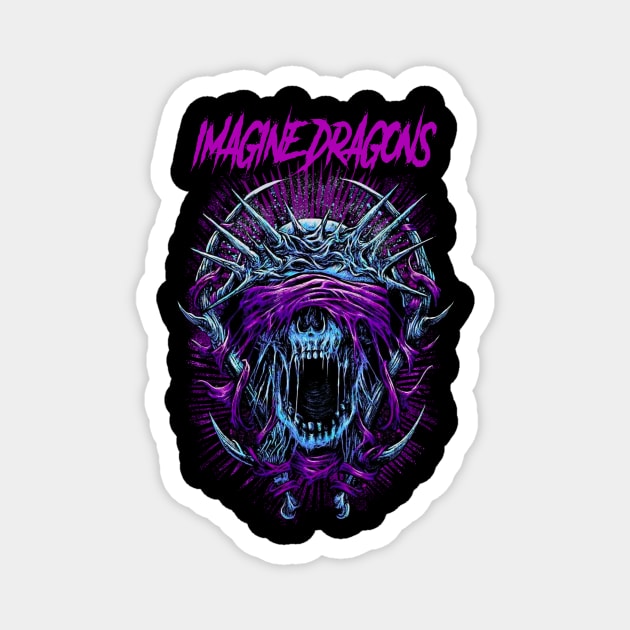 IMAGINE DRAGON BAND Magnet by Angelic Cyberpunk