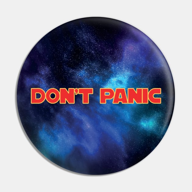 Don't Panic Pin by marv42