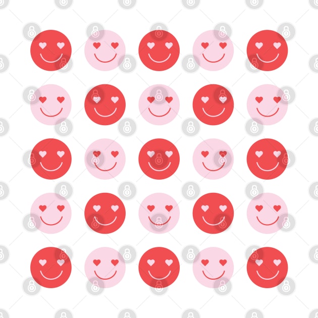 Happy Face Pattern by Sam Pernoski