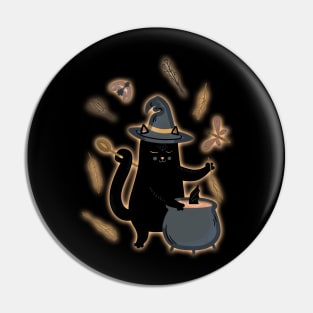 Witchy Cat Pin