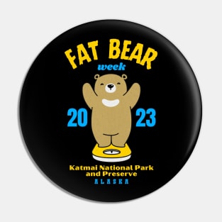 Fat Bear Week 2023 Original Aesthetic Tribute 〶 Pin