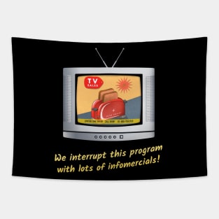 Retro TV Sales Informercial Commercial Vintage Classic Go Retro Tapestry