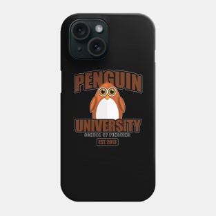 Penguin University - Brown Phone Case