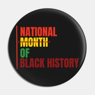 national month of Black History Pin