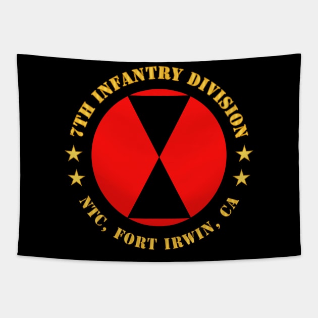 7th Infantry Division - NTC Fort Irwin CA Tapestry by twix123844