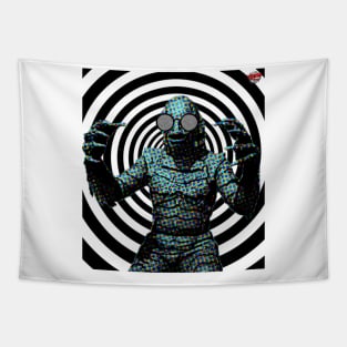 Amphibian man Tapestry