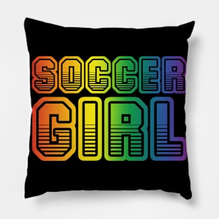 Soccer . Perfect present for mother dad friend him or her Pillow