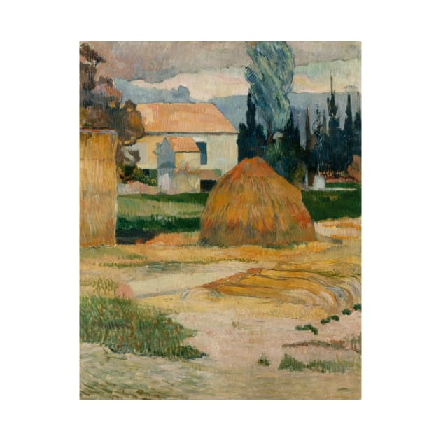 Landscape near Arles by Paul Gauguin by Classic Art Stall