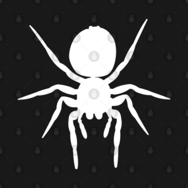 Jumping Spider Silhouette - Spider - T-Shirt | TeePublic