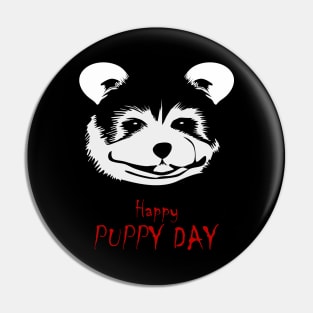 Happy Puppy Day Pin
