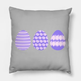 Eggspert Easter Eggs - Decorated Eggs in Purple Pillow