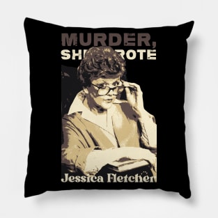 Murder, She Wrote Retro Style Pillow